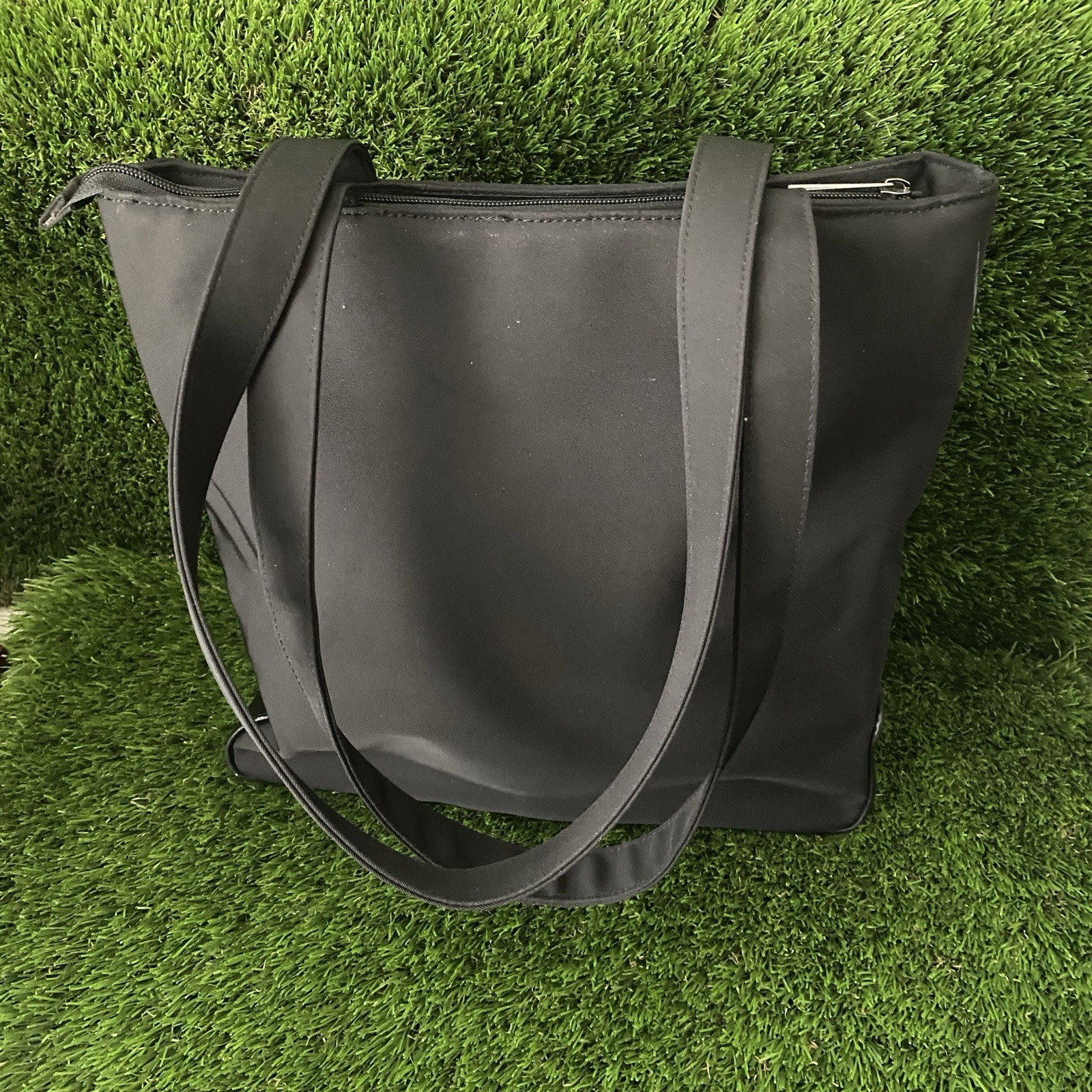 Fossil Black Nylon Rectangular Shoulder Bag Y2K S… - image 3