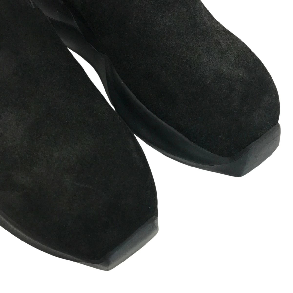 Rick Owens GETH BEATLE Beetle Boots Black Size: 41 equivalent to