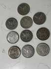 Morgan Silver Dollar Lot of 10 Circulated Coins 1882-1921 Liberty & Eagle Design