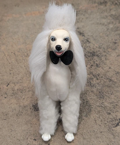 Vintage 1984 Prince the Poodle Barbie Dog Mattel Action Figure Playset Floral