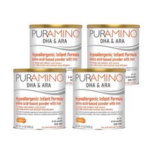 PURAMINO DHA ARA Infant Formula-14.1 oz Powder X 4 1 case 07/01/2026