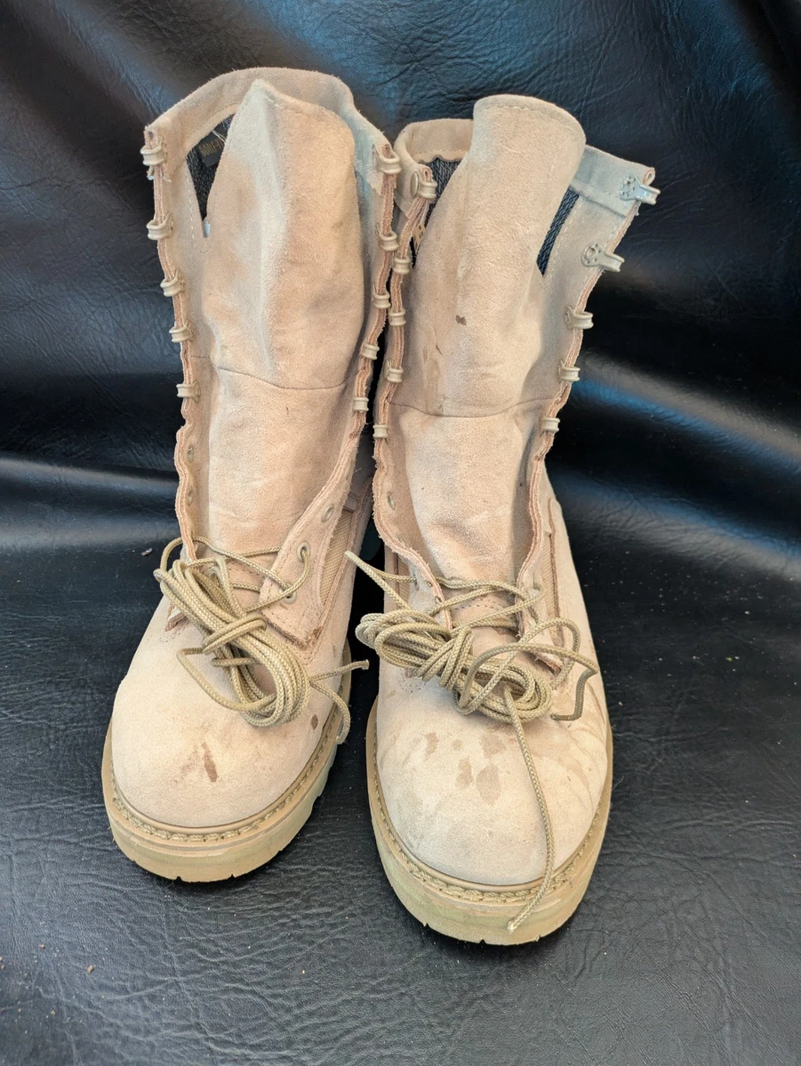 Bates E30500B Goretex Dessert tactical military  combat boots size 14 US Army BATES E30500 Desert GORETEX Combat Boots size: 14.5N  main image 4