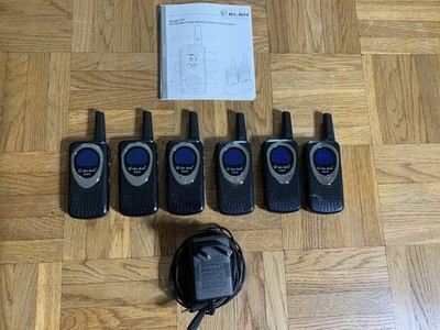 6 STÜCK Midland ALAN 777 Walkie Talkies Funkgeräte mit Anleitung dünn leicht