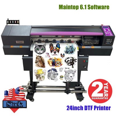 24in DTF Printer with Maintop 6.1 Software 110V 3A 400W