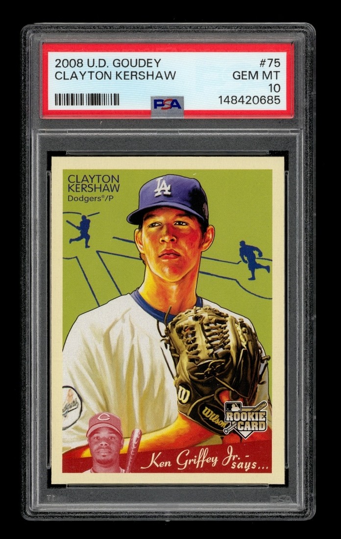 2008 Upper Deck Goudey: # 75 Clayton Kershaw PSA 10 GEM MINT