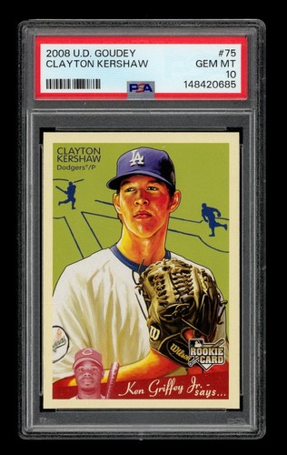 2008 Upper Deck Goudey: # 75 Clayton Kershaw PSA 10 GEM MINT