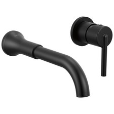 Delta T3559LF-WL Trinsic 1.2 GPM Wall Mounted Bathroom Faucet - - Black