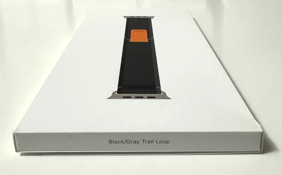NEW Genuine Apple Brand Black/Gray Trail Loop Fits: 44 45 46 49mm M/L Authentic - Image 4 of 4