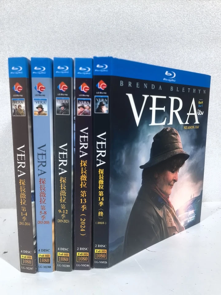 Vera Season 1-14 (2011-2025) Series 16-Discs New Box Set