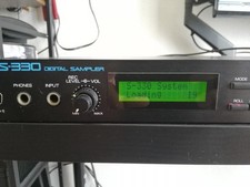Roland S-330 Digital Sampler Rackmount Unit wi/controller MU-1 system disk