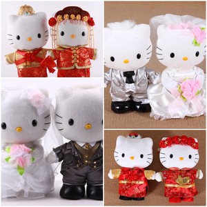 hello kitty wedding plush