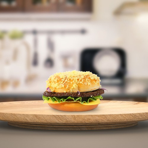 Fałszywy model żywności hamburger, symulowany model chleba, - Zdjęcie 8 z 12
