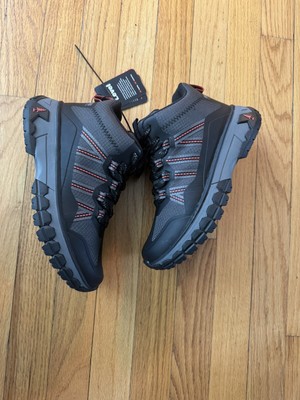 BASS OUTDOOR MENS US 6 M PEAK WEBBING HIKER ASPHALT WATER RESISTANT BOOTS NIB BASS OUTDOOR MENS SIZE 6 PEAK WEBBING HIKER ASPHALT WATER  main image 2