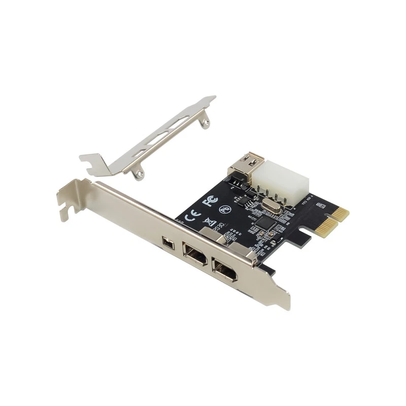  PCI Express 4 Ports 1394A Firewire Expansion Card VIA VT6315 Chipset  - Image 2 of 4