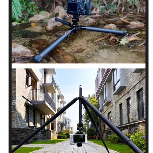 Fujing Light Portable Travel Carbon Fiber Outdoor Tripod/Monopod f Camera Phone - Picture 10 of 11