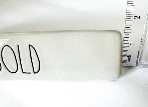 Rae Dunn Be Bold Schild Schreibtisch Plakette Handwerker Kollektion von Magenta Keramik - Bild 3 von 6