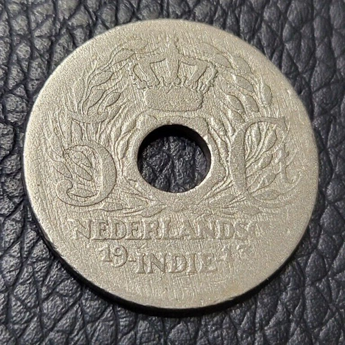 1913 Netherlands East Indies 5 Cents Coin