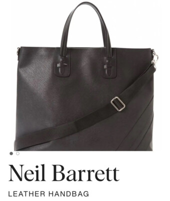 Neil Barrett Leather Handbag