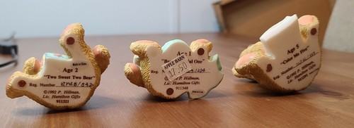Cherished Teddies Lot Of 3 Age 1 "Beary Special One" 1992 #352 P. Hillman, 3 & 4 - Picture 10 of 10