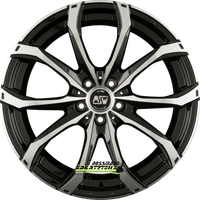 MSW MSW 48 Gloss Black Full Polished 8.5X20 ET45 - LK5/120 ML72.56 Felge Alu