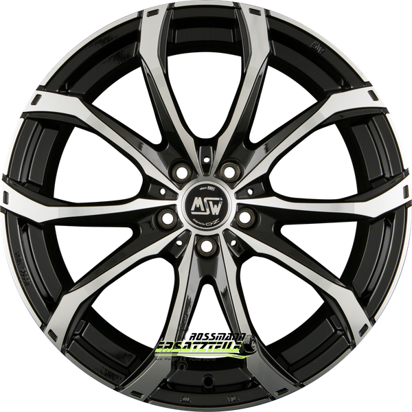 MSW MSW 48 Gloss Black Full Polished 8.5X20 ET45 - LK5/120 ML72.56 Felge Alu-image