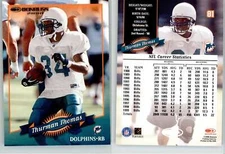 Thurman Thomas 2000 Donruss #81 Dolphins Bills HOF