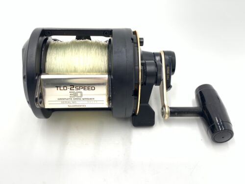 Shimano TLD 2SPEED 30 Reel Lever Drag Big Game Trolling Deep sea Excellent 3957 - Picture 1 of 12