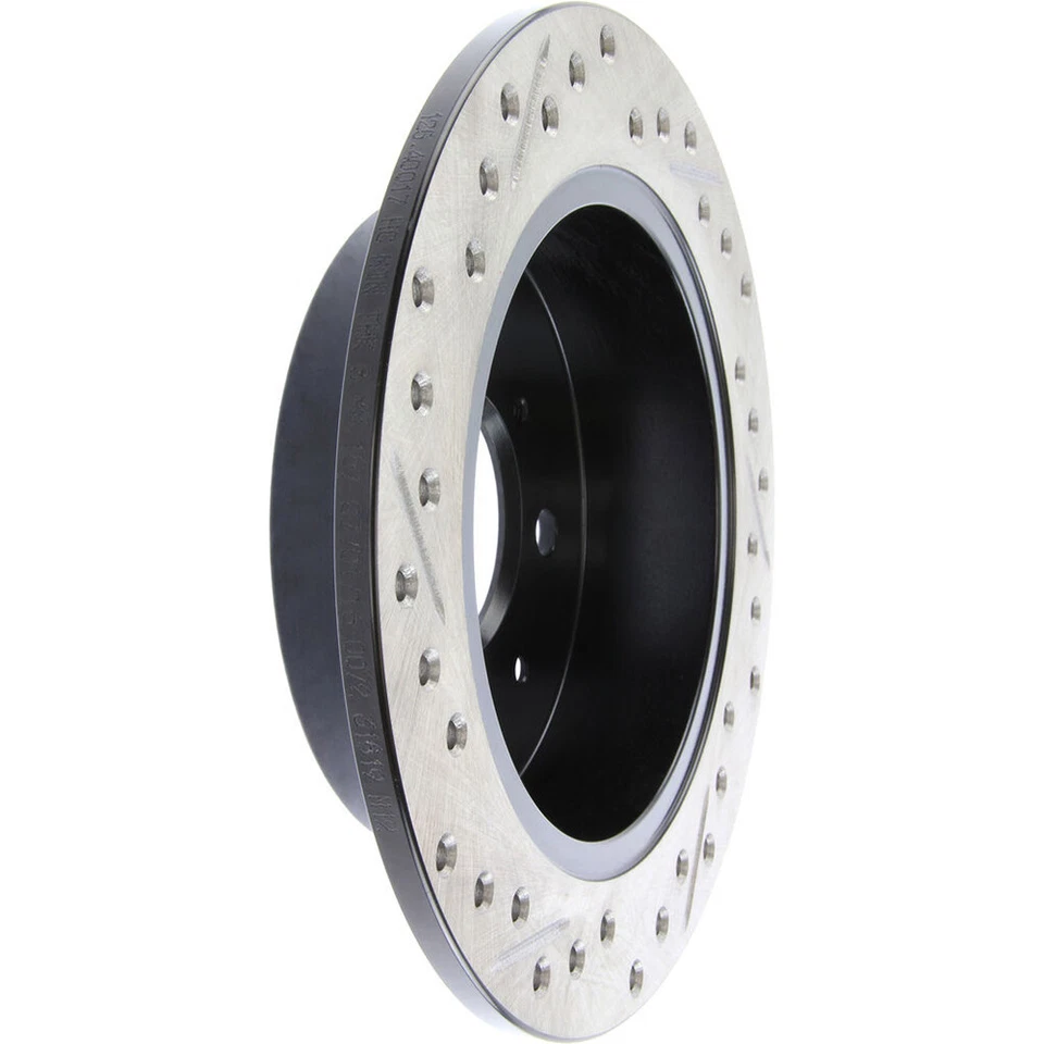 Rotor de disco de freno trasero izquierdo StopTech 127.40017L perforado para Honda Civic 1992-2000 Foto 4 de 4