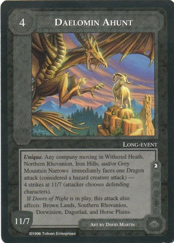 Middle Earth : The Dragons & Dark Minions  CCG - Early LOR-    Trading Cards - Foto 54 di 144