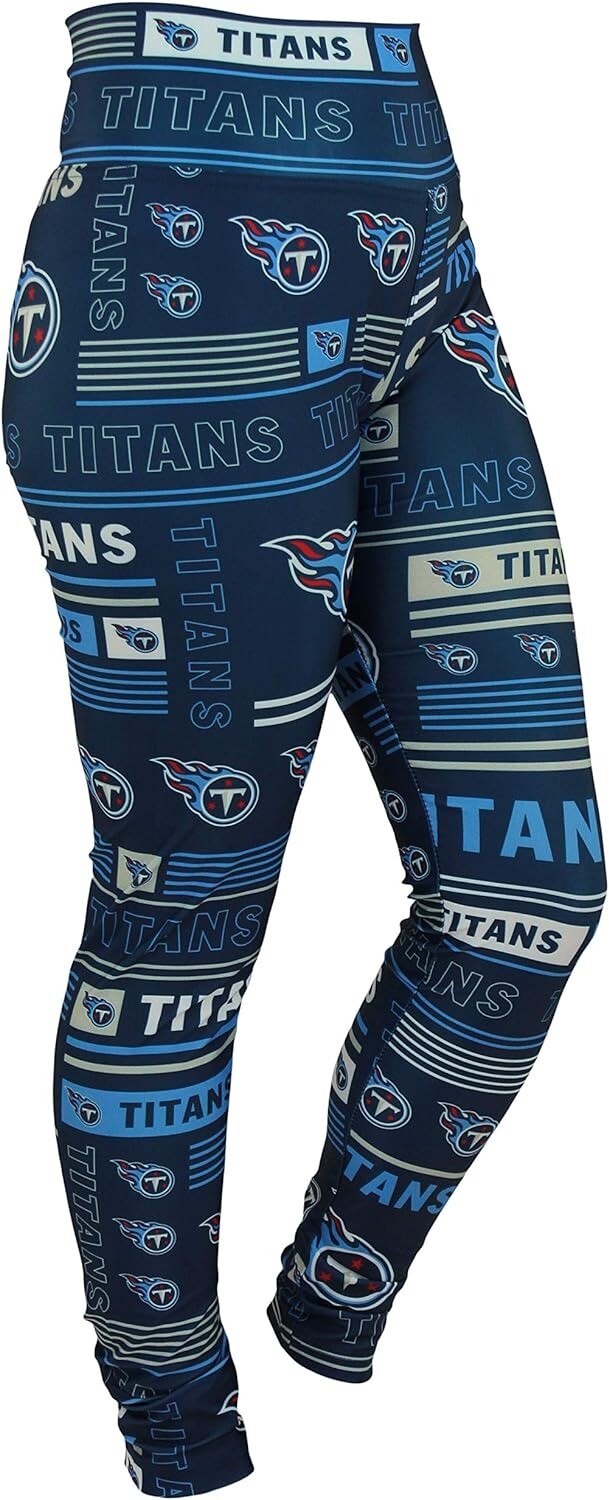 Женские леггинсы в стиле Tennessee Titans Column 24 от Zubaz NFL Womens
