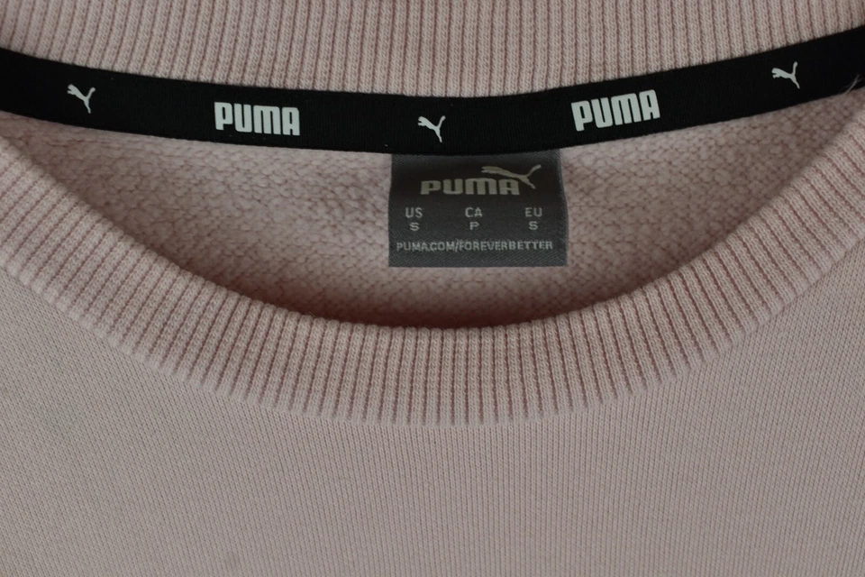 PUMA Pink Crewneck Jumper size S Womens Pullover - Image 4 of 4