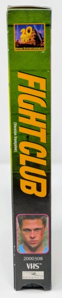 Fight Club VHS (1999) - NTSC - French - VG (Tested) - Image 4 of 4