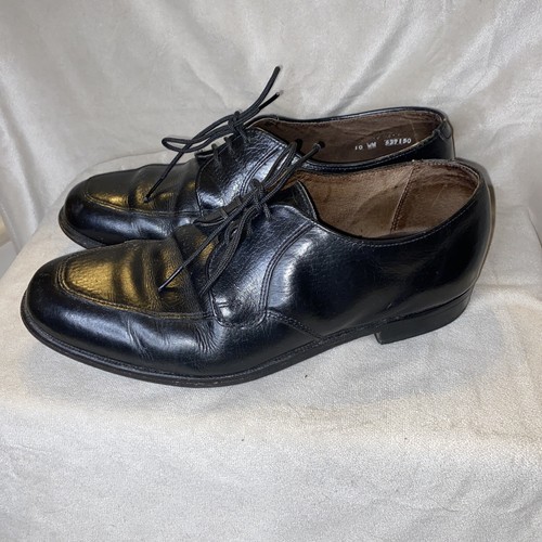 Dexter Comfort Mens Dress Shoes Black Oxford Lace up Size 10 WW. 529150