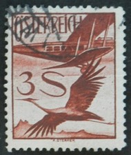 Austria 1926 3s Airmail SG 633 Used cat £110 key value in set