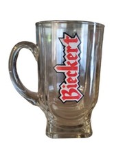 cerveza picada de vidrio vintage Bieckert de Argentina