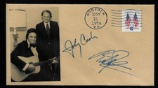 Rev. Billy Graham & Johnny Cash Collector Env...