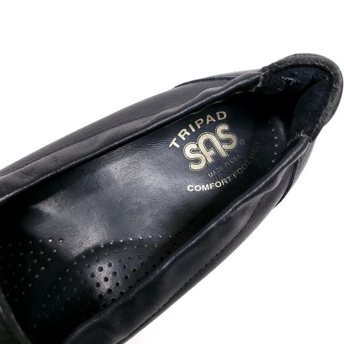 SAS Tripad Womens Loafers Size 8 Slim Black Leather Comfort Shoes Work 78190630 - Picture 10 of 11