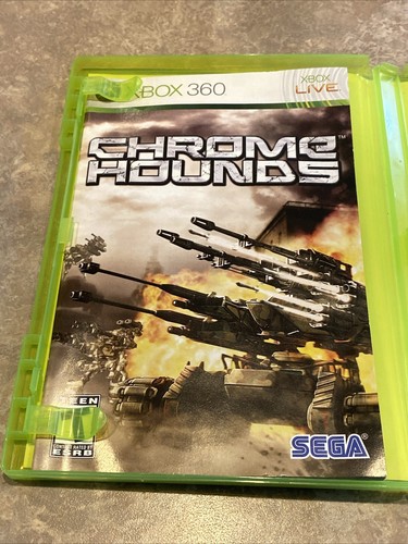 Chrome Hounds Xbox 360 2006 Complete CIB. Free Shipping Tested Rated T Sega - Picture 3 of 4