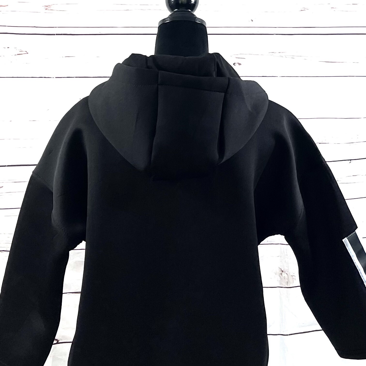 Kendall & Kylie Black Full Zip Hoodie Sweatshirt Size M NWT image 7