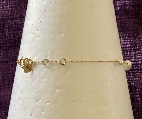 Michael Hill 10K Yellow Gold Cultured Freshwater Pearl Bracelet 19cm NEW IN BOX - Picture 11 of 18