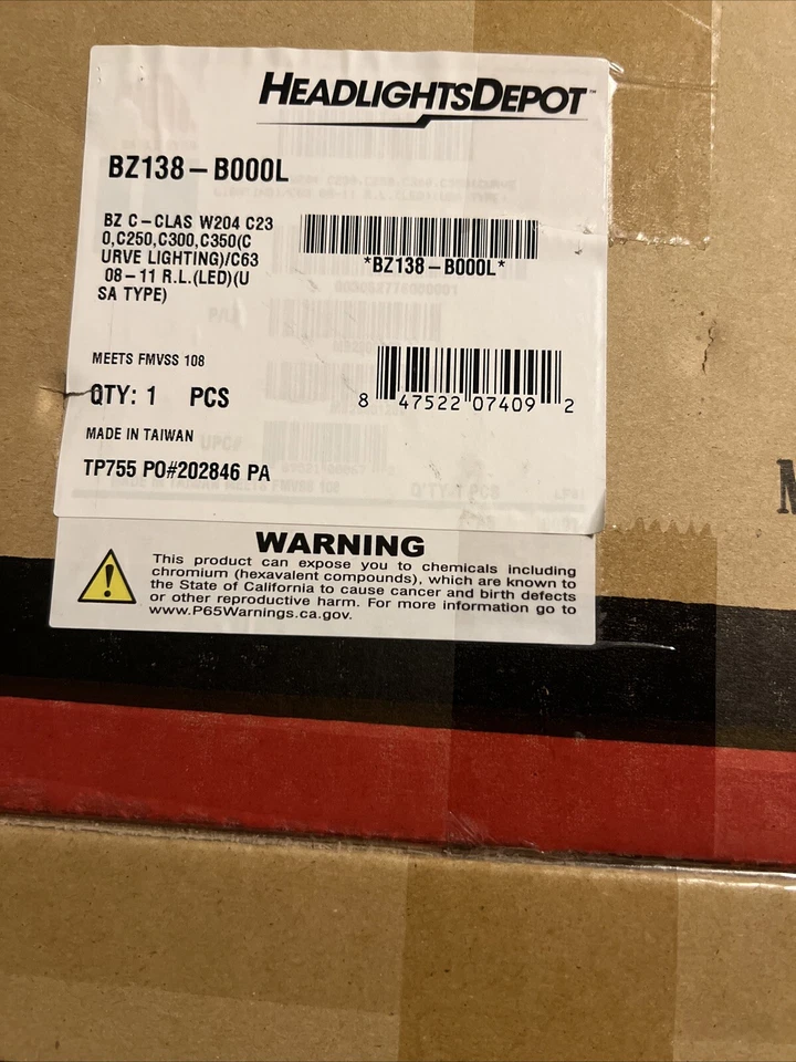 Juego de luces traseras LED para izquierda y derecha Mercedes Benz Clase C AMG C63 2008-2011 Foto 4 de 4