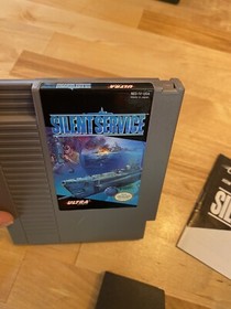 Silent Service for Nintendo NES w/ manual and sleeve Great Condition