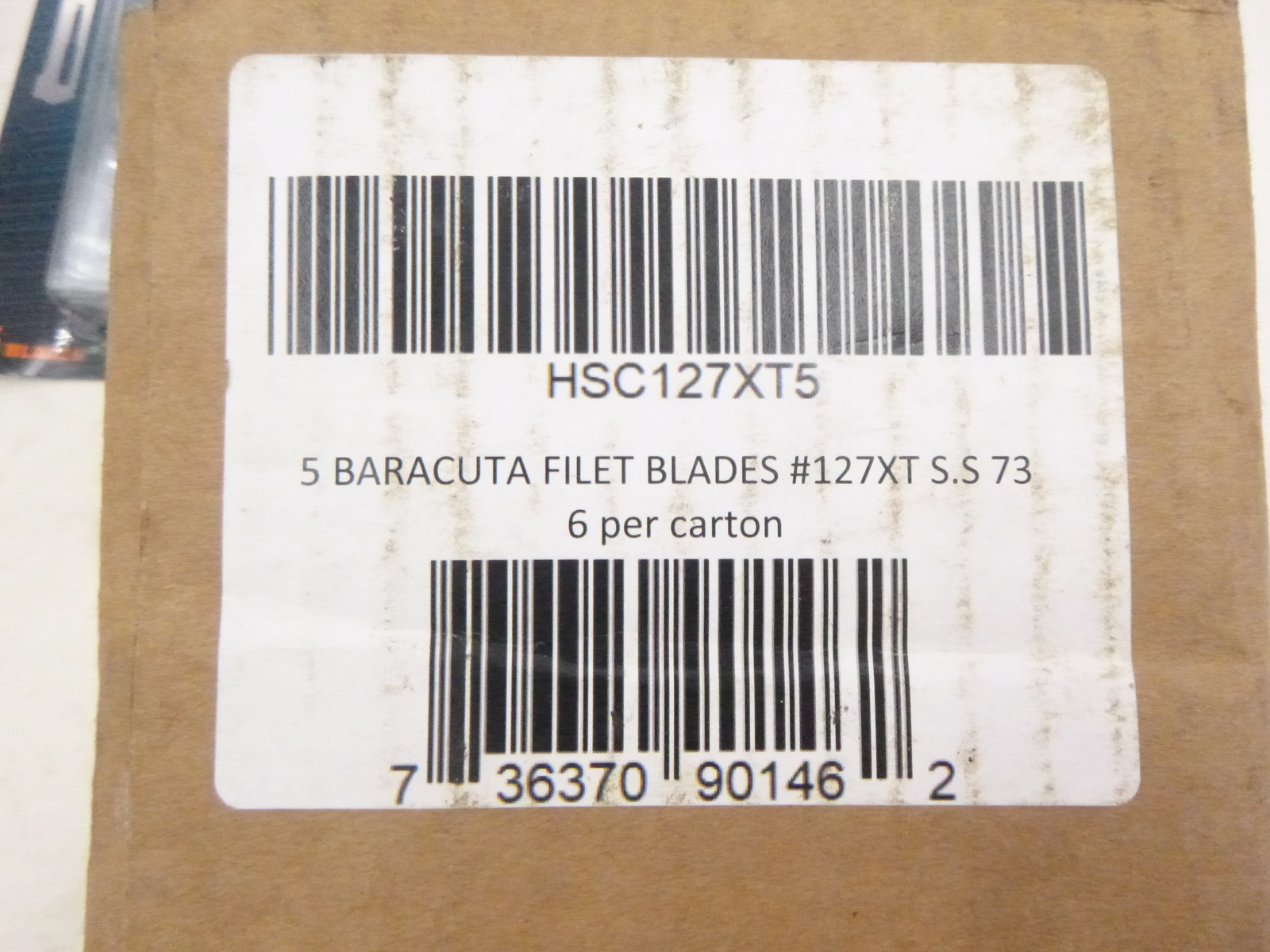 30 Pack Havalon Knives HSC127XT5 Baracuta Filet Replacement Blades #127XT S.S 5"