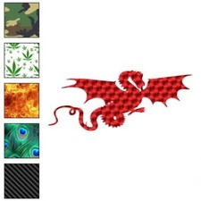 Flying Dragon, Vinyl Decal Sticker, 40 Patterns  3 Sizes, 620