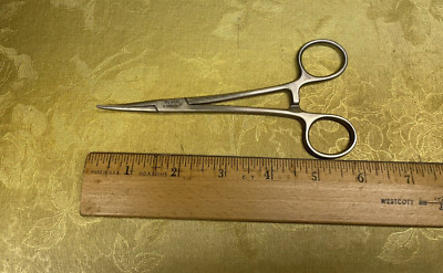 V. Mueller SU2735 CRILE Forceps, Curved, Regular Pattern, 5-1/2