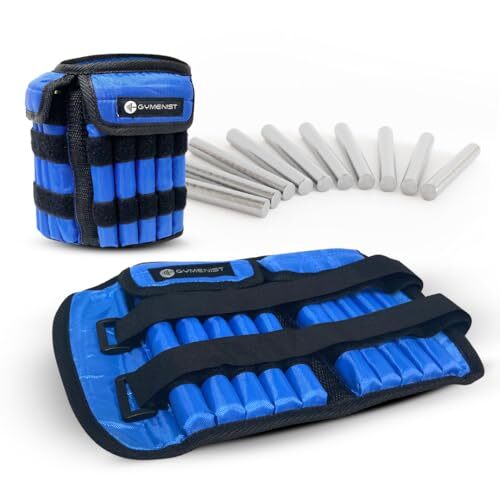 Gymenist Pair Of Ankle Weights Can Be Adjusted Up To 5 LB Assorted Colors - Picture 15 of 26