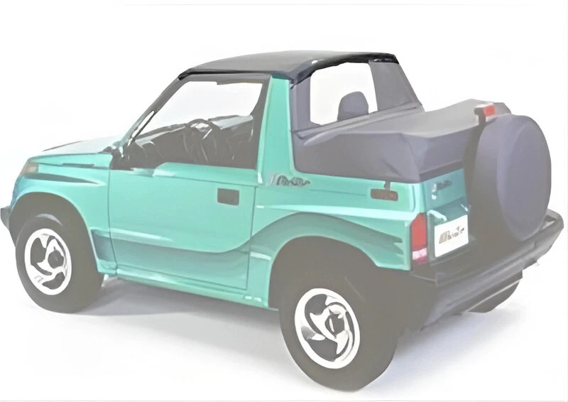 Bestop 52562-15 Black Strapless Bikini for 1995-1998 Geo Tracker/Suzuki SideKick Foto 2 de 4