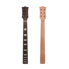 Mahogany Guitar Neck 22Fret 24.75 Inch Rosewood Fretboard Unfinished Bolt on