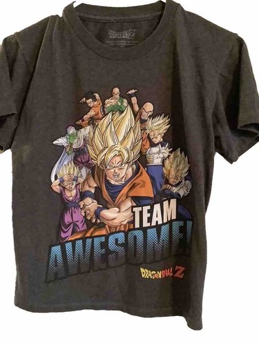 Team Awesome Dragon Ball Z Tee Shirt Boys Size Small
