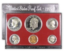 1975 Clad Proof Set U.S. Mint Original Government Packaging OGP